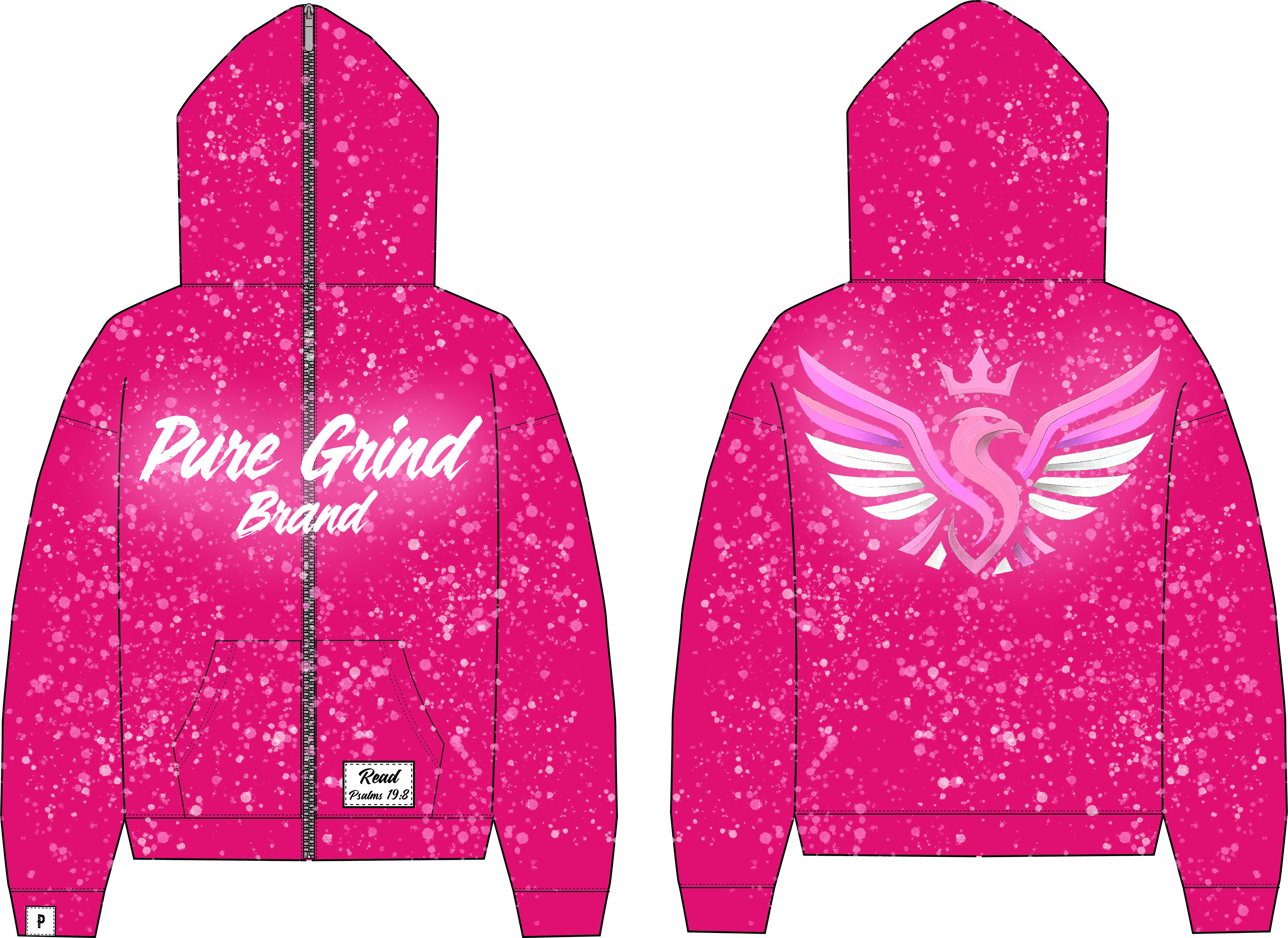 Pink Pure Grind Hoodie
