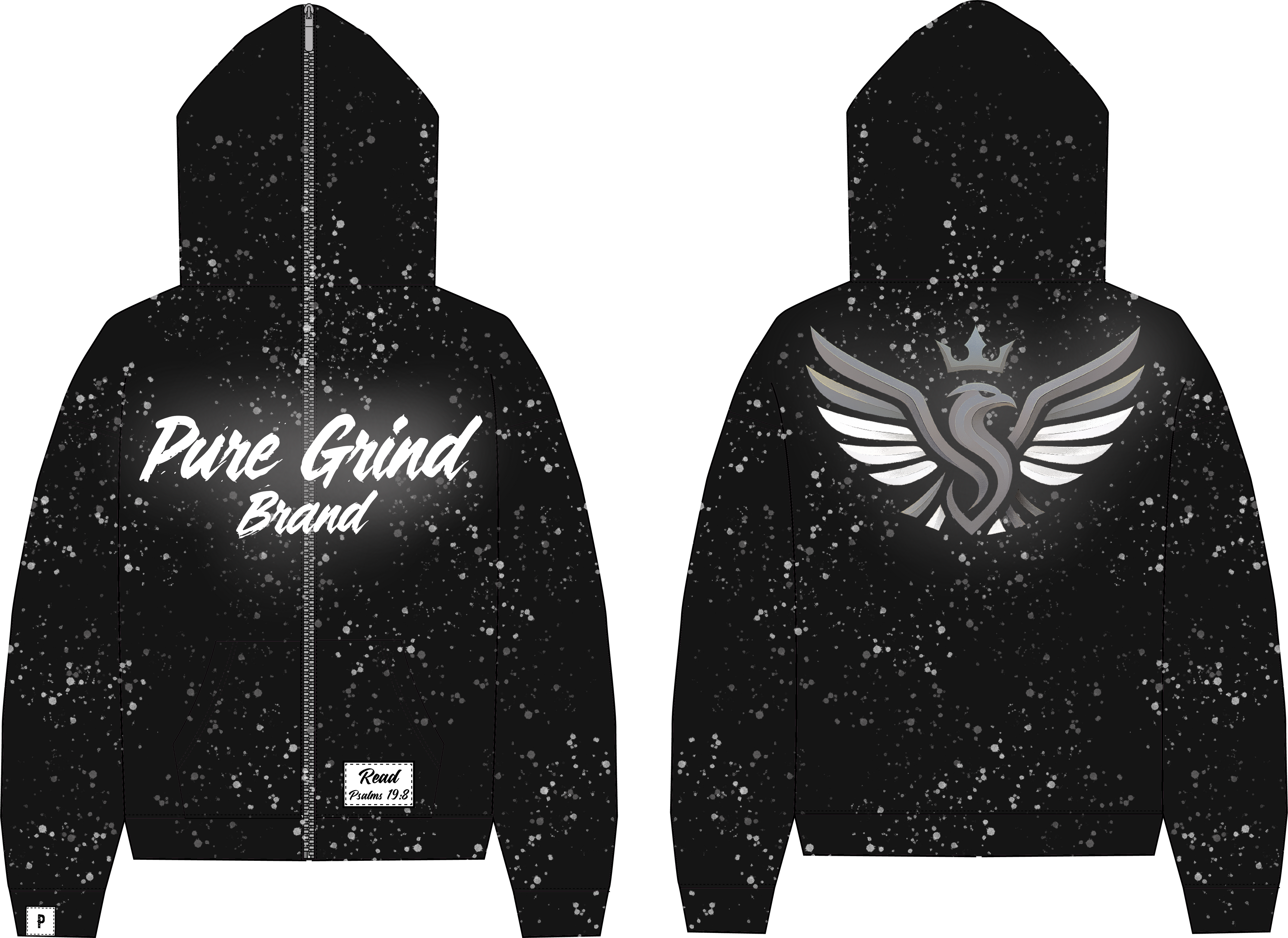 Black Pure Grind Hoodie